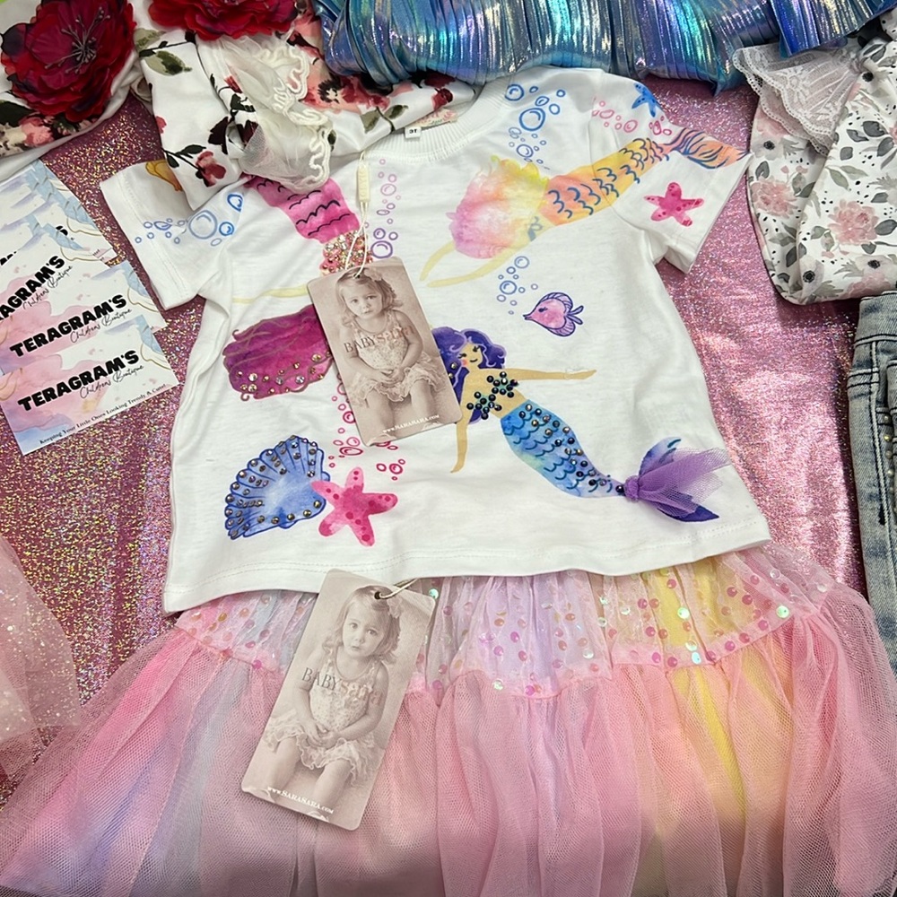 Baby Sara Mermaid Tutu Set